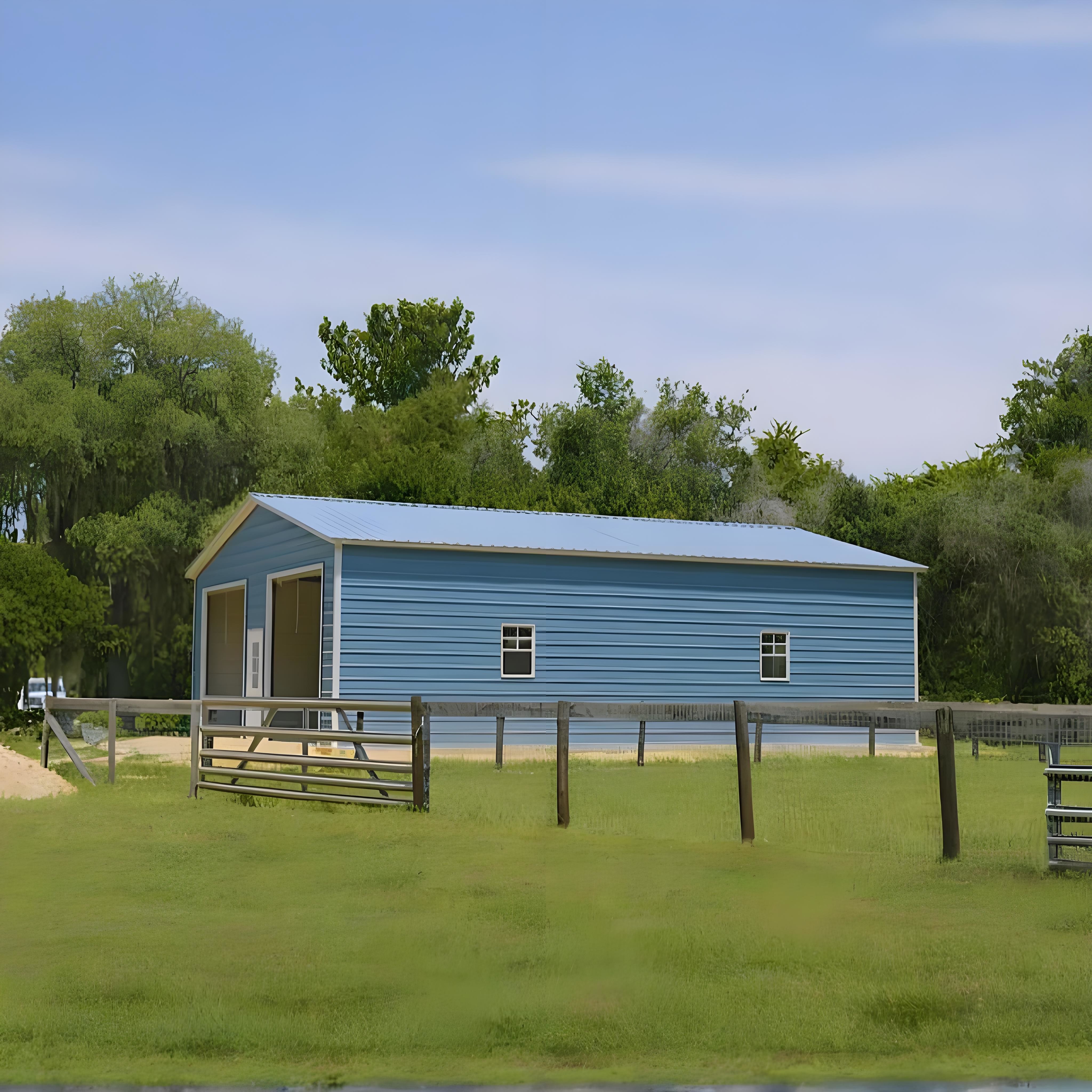 Contemporary Steel Structure Warehouse Commercial Steel Building Workshop Garage