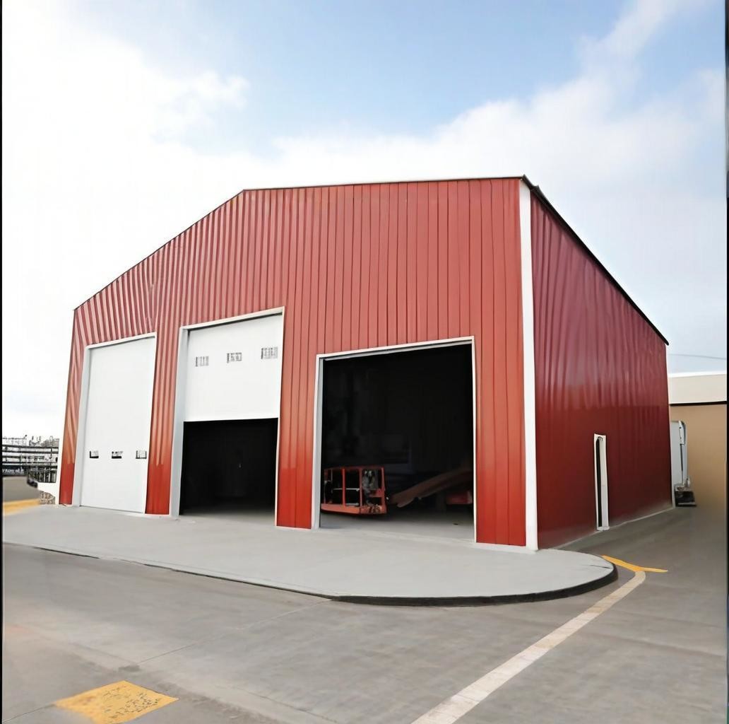 Industrial Prefab Metal Building Construction Q235 Q345 Steel Structure Factory Building
