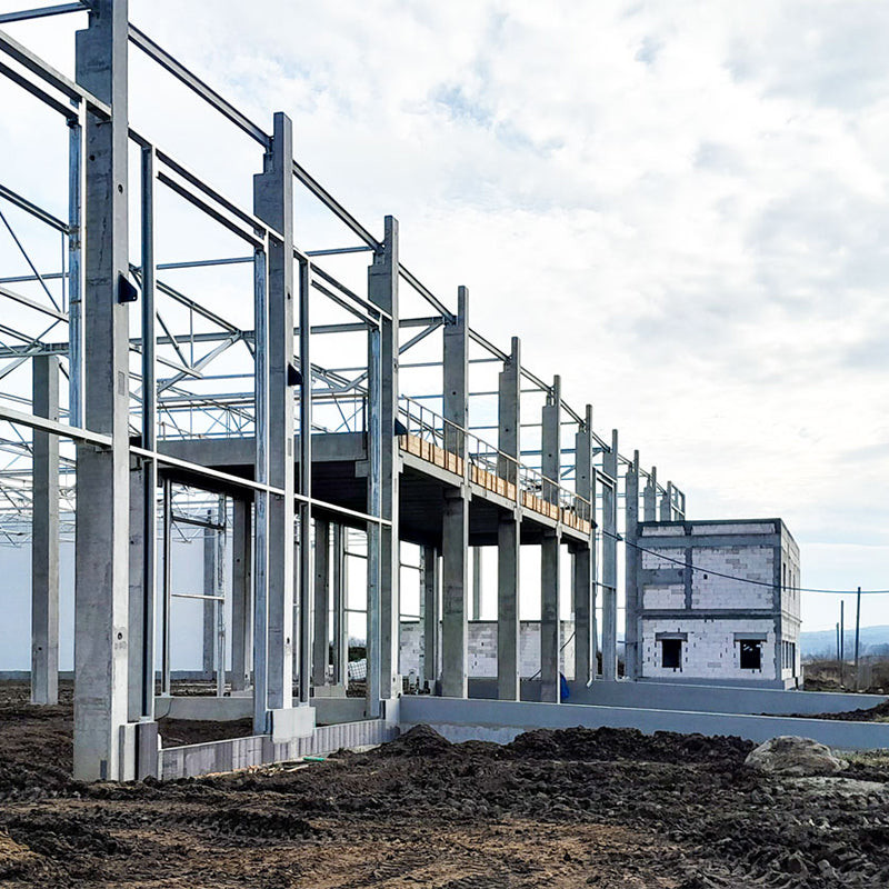 Modern Commercial Metal Building Customized Factory Steel Structure Construction