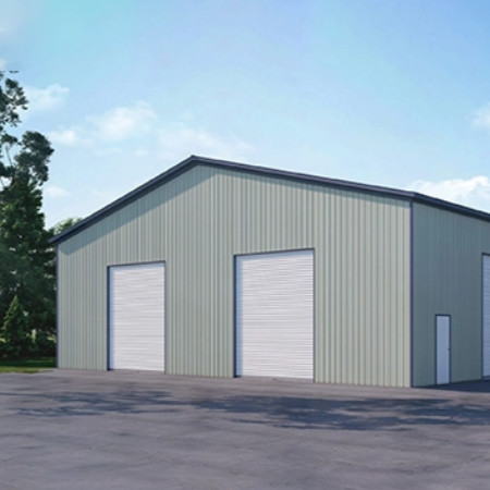 Modern Prefab Commercial Buildings , Lightweight Steel Frame Construction Factory