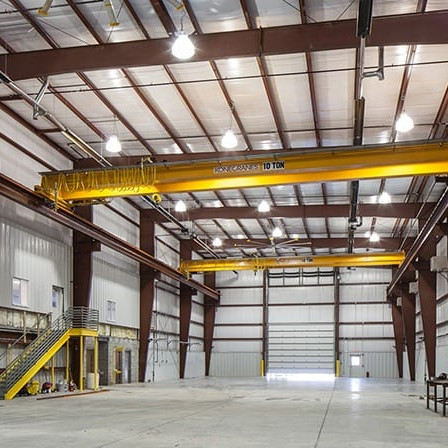 Portal Frame Steel Structure Warehouse , Prefabricated Metal Warehouse Buildings