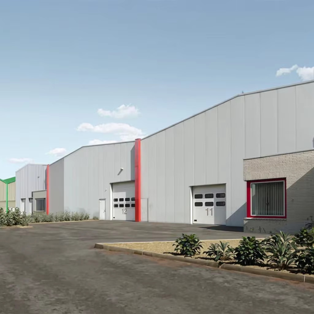 High Strength Industrial Steel Building Construction Lightweight Steel Frame Multi Storey Construction