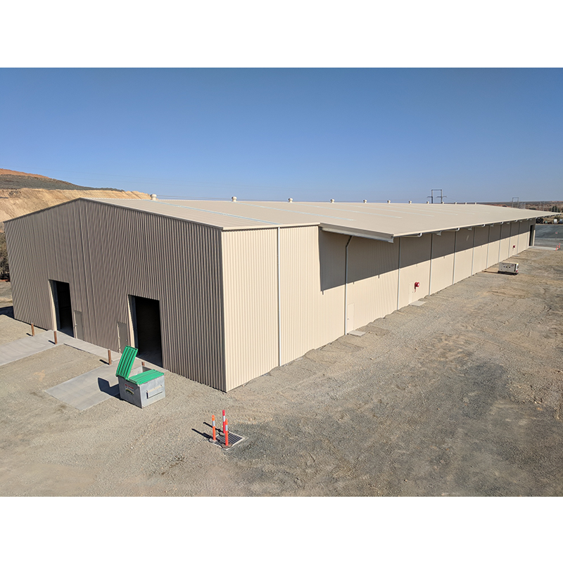 Custom Steel Structure Warehouse with Sliding Doors Q235/Q345