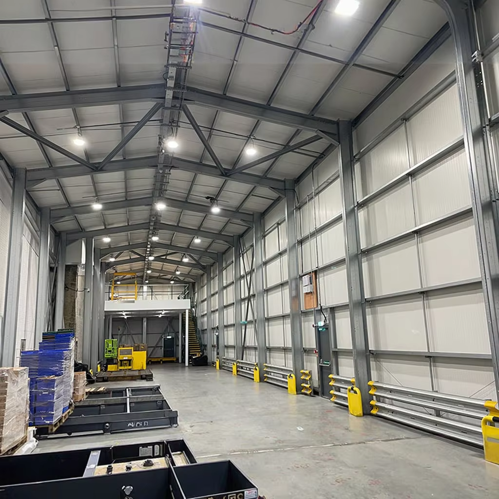 Hot Rolled Steel Grade Metal Structure Storage designed with AutoCAD Drawing Design