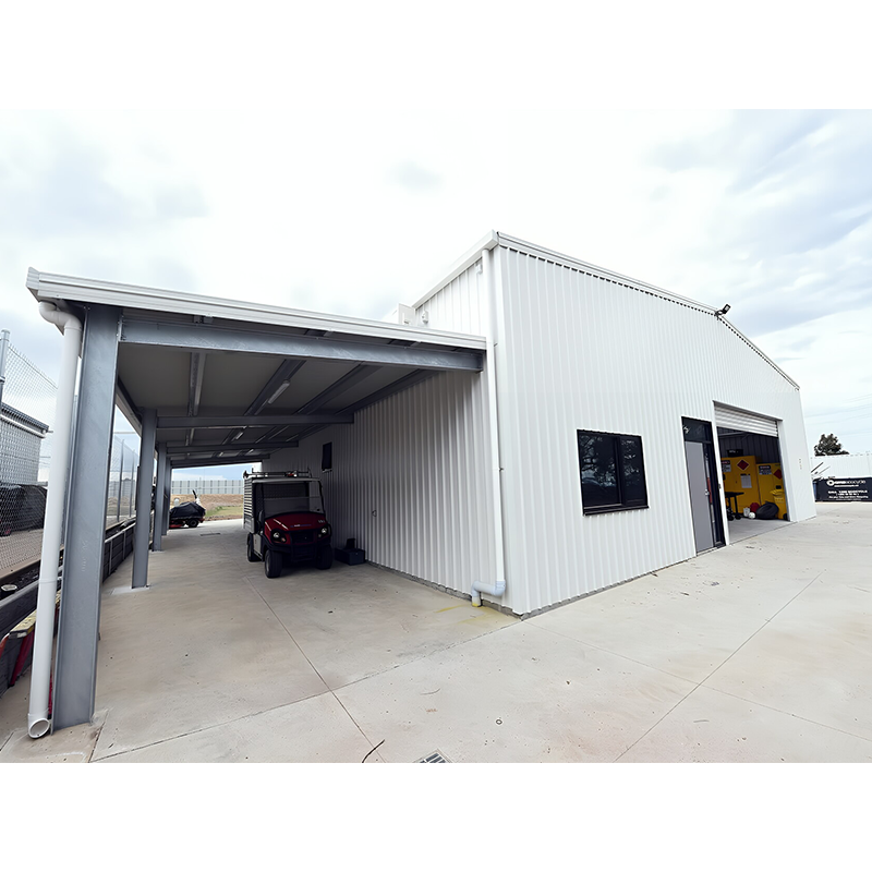 Large Span Steel Structure Workshop Lightweight Prefabricated Industrial Buildings