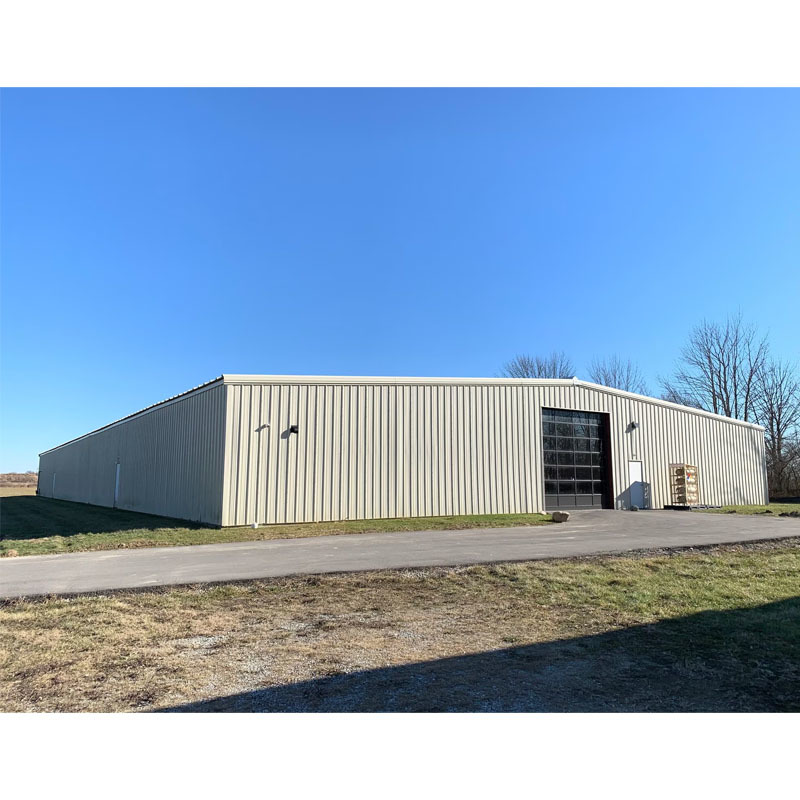 Q235/Q355 Light Steel Frame Metallic Steel Warehouse for Large-Scale Storage Need