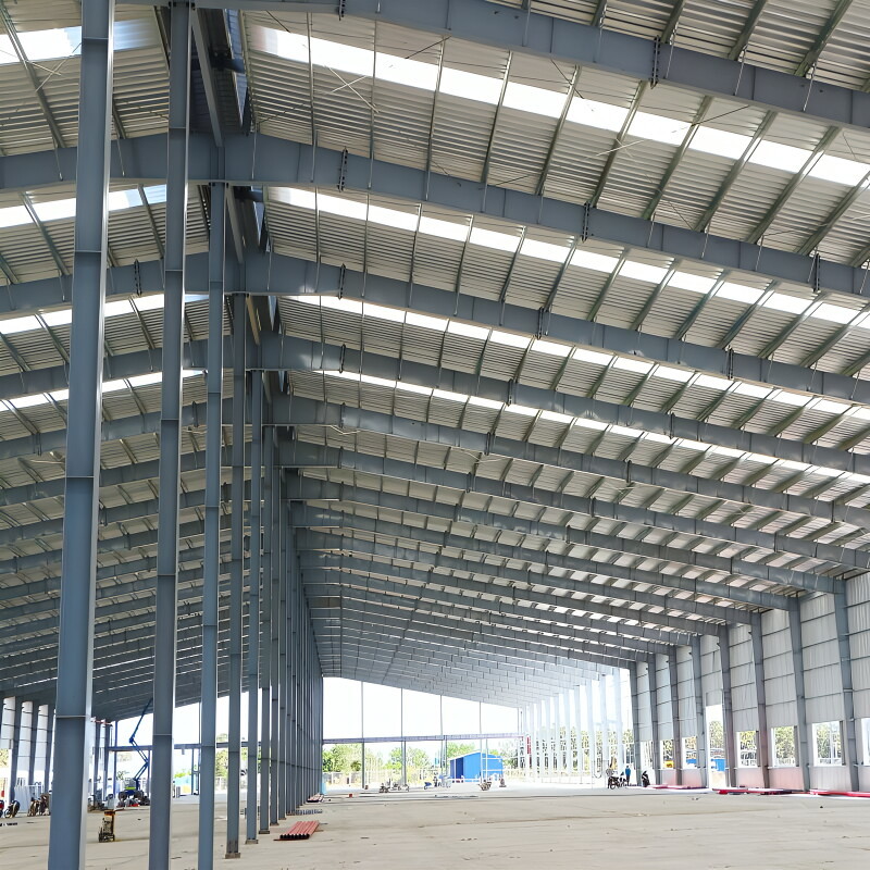 Q345 Steel Grade Industrial Steel Building with Optional Heat Insulation System