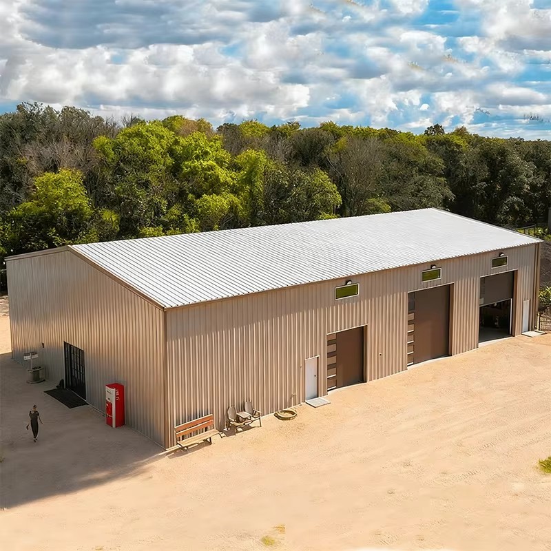 Clear-Span Large-Span Transportable Steel Structure Warehouse Prefabricated for Industrial Use