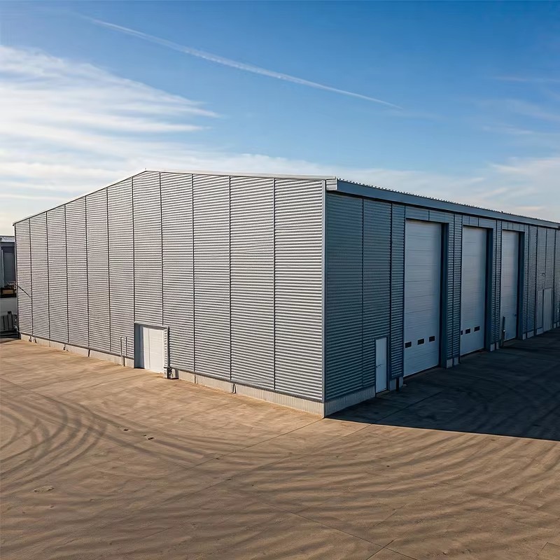 Hot Dip Galvanized Steel Structure Workshop with 120KM/H Wind Resistance and Fast Install