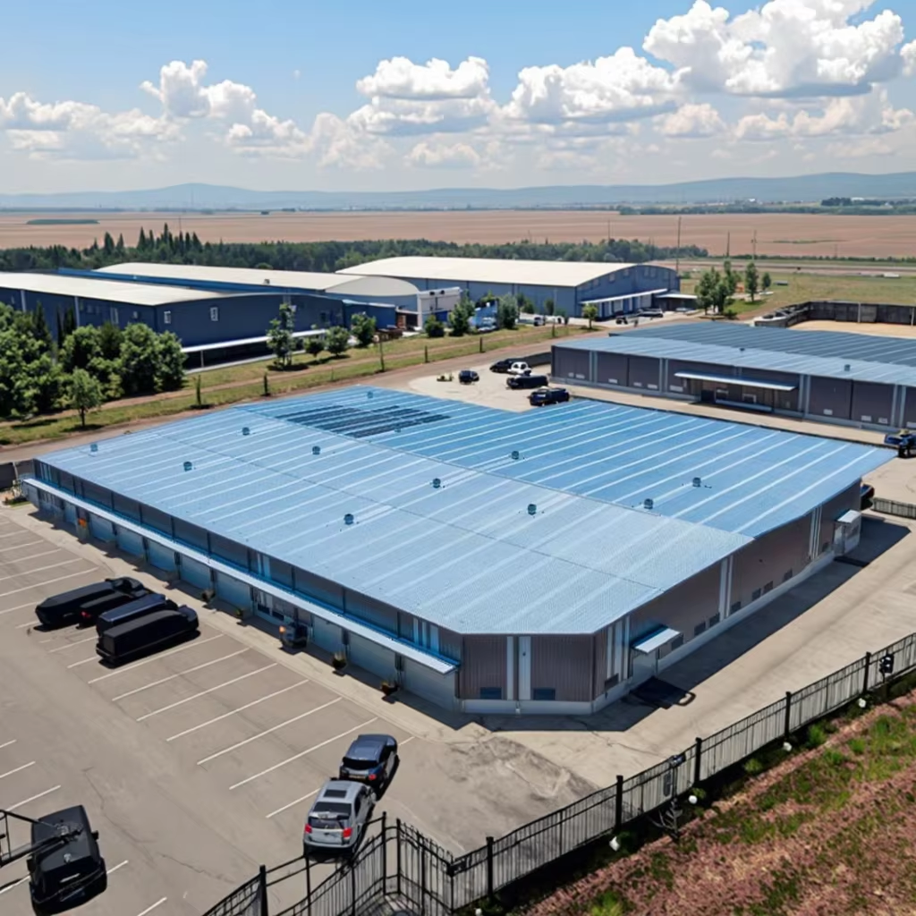 Hot Dip Galvanized Steel Structure Workshop with 120KM/H Wind Resistance and Fast Install