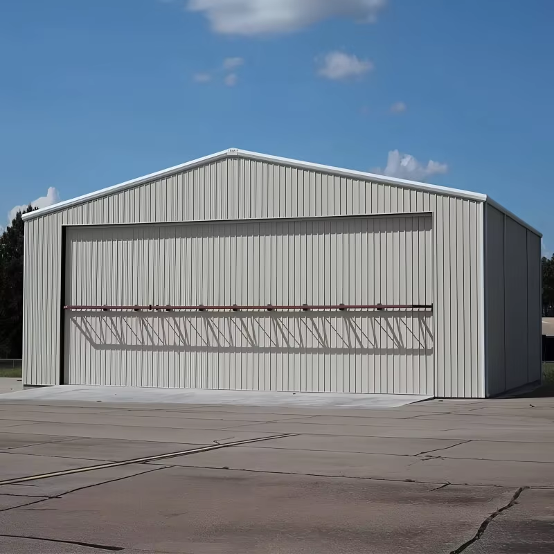 Modern Multi Functional Weather Resistant Steel Structure Hangar for Aircraft Parking & Maintenance