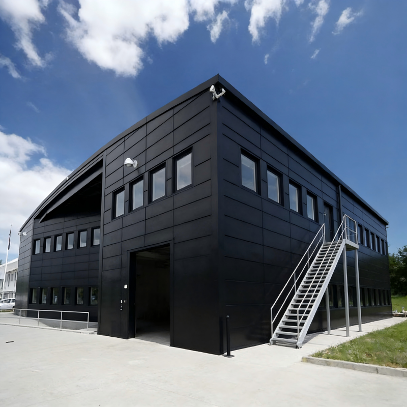 Lightweight Steel Frame Multi-storey Steel Structure High-end Office ...