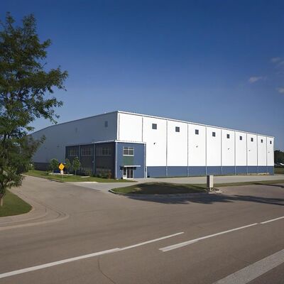 High Rise Modular Steel Frame Construction Factory , Modern Steel Multi ...