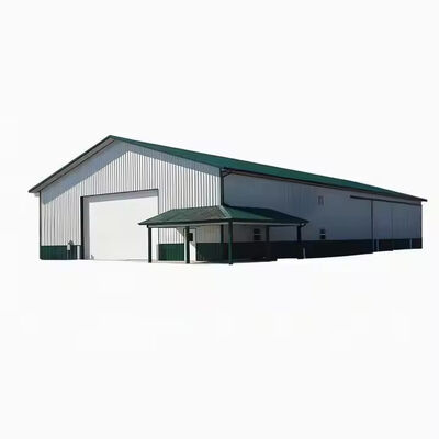 Lanjing Prefabricated Commercial Steel Buildings , Steel Frame Metal Buildings