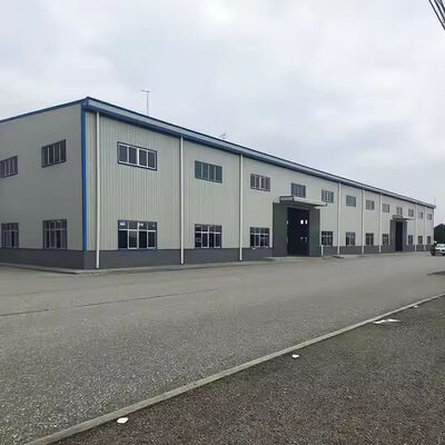 Prefabricated Multi Storey Building , Industrial Steel Frame Warehouse Construction