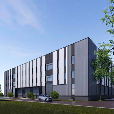 Custom Modern Prefab Metal Buildings , Frame Structure Building Construction