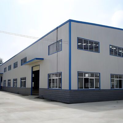 Prefabricated H Beam Steel Structure Factory With Sandwich Panel Wall And Roof
