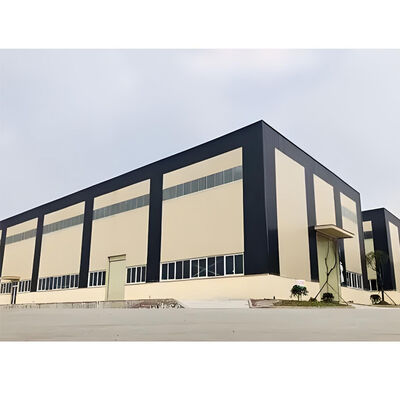 Industrial Light Steel Structure Workshop , Prefabricated Metal Buildings Workshop