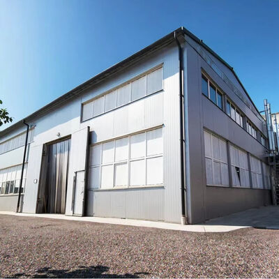 Lightweight Prefab Steel Warehouse Building , Prefab Steel Frame Commercial Building