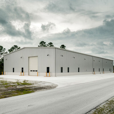 Galvanized Customized Industrial Prefabricated Metal Warehouses Steel Structure Frame Welded