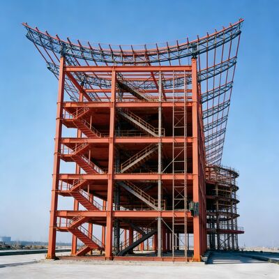 Multiple Building Structure Customized Multi-storey Steel Structure Building Prefabricated ...