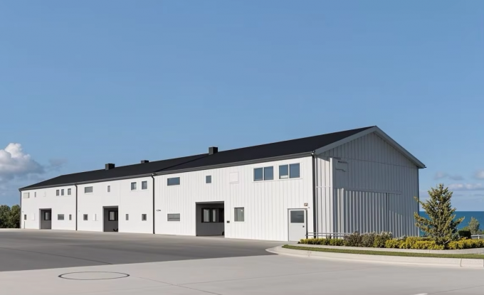 High Rise Modular Steel Frame Construction Factory , Modern Steel Multi ...