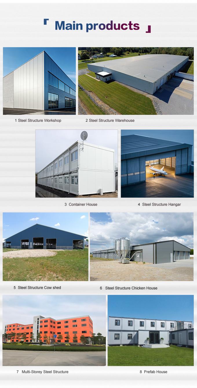 Customizable Multi-bay Steel Structure High-rise Building for Business Park