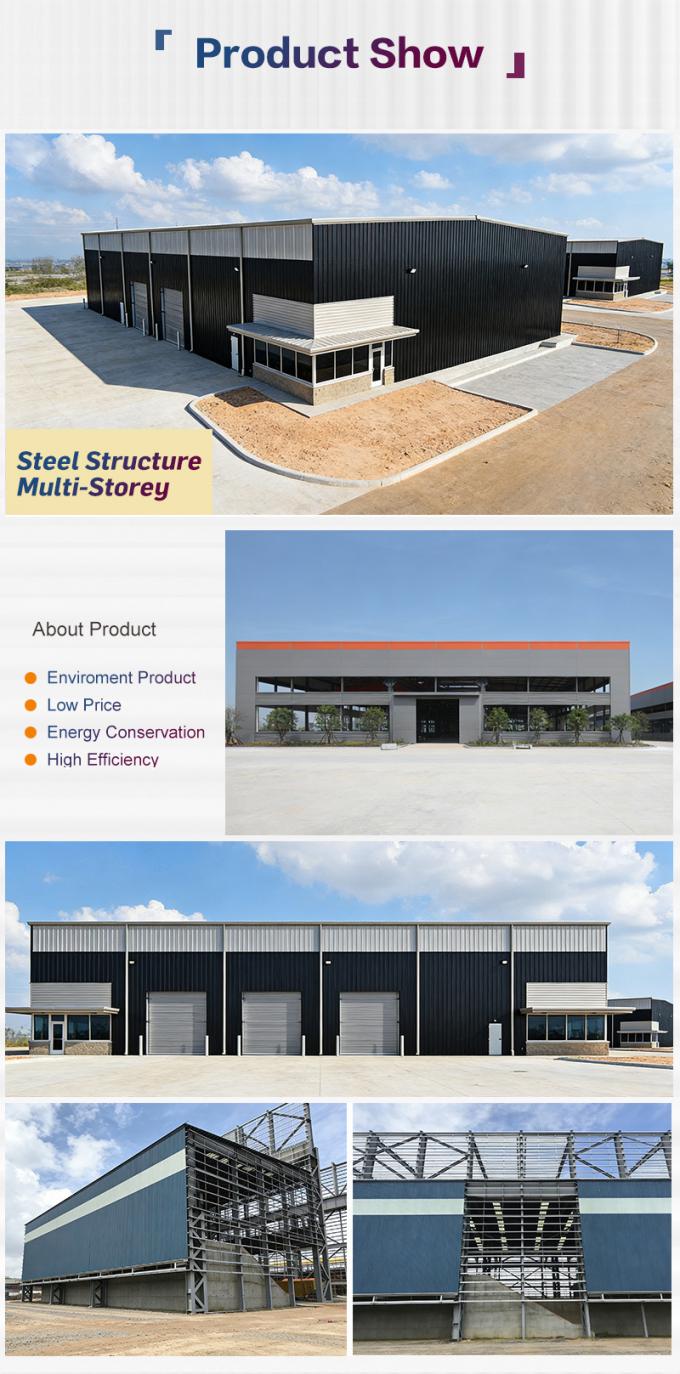 Customizable Multi-bay Steel Structure High-rise Building for Business Park