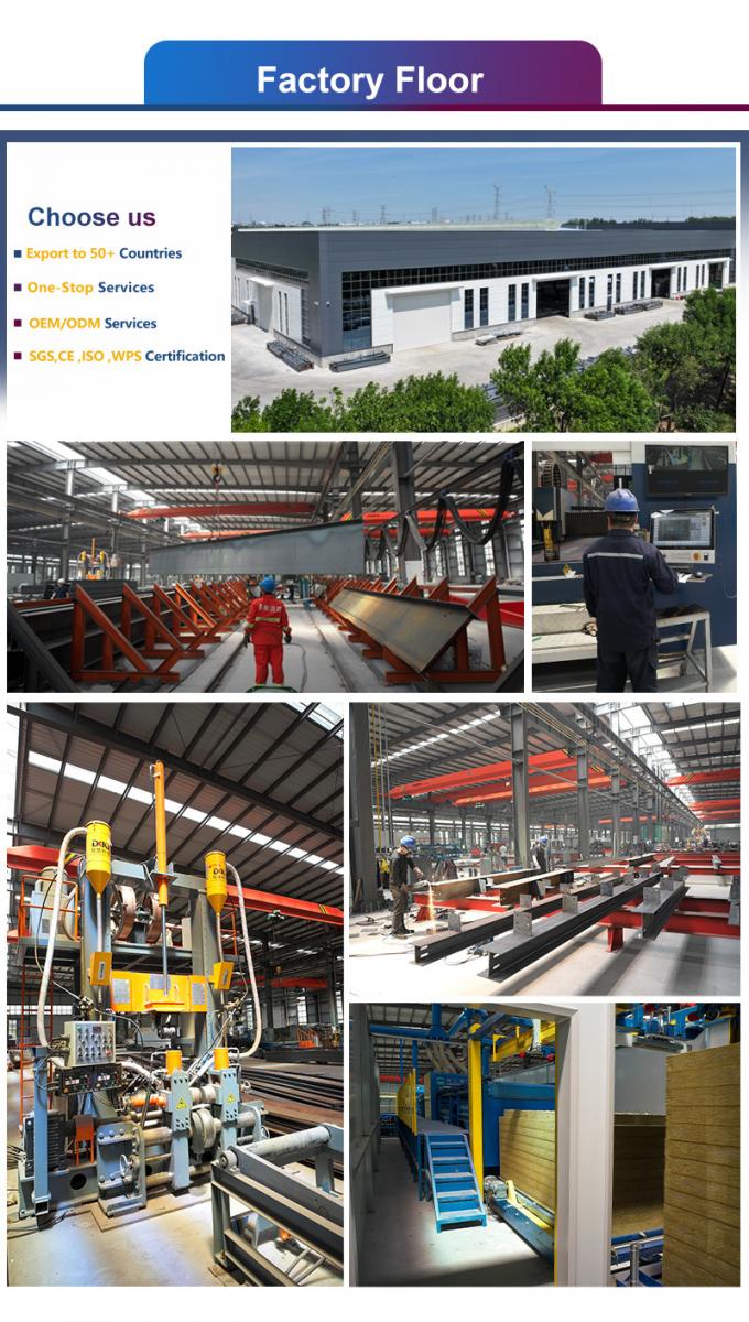 Customizable Multi-bay Steel Structure High-rise Building for Business Park